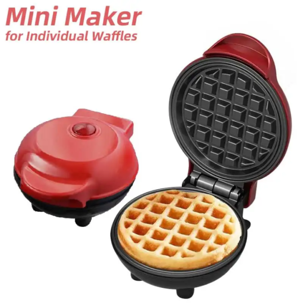 Mini Gaufrier-gaufrier Antiadhésif à Chauffage Rapide