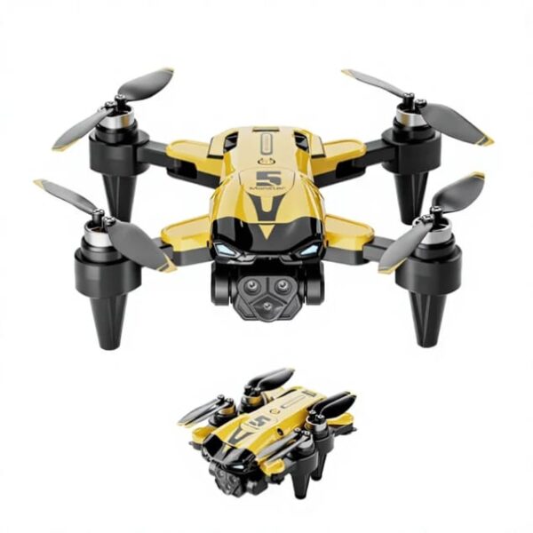 Drône Avec Caméra 4K, Drône Pliable, Drone Quadricoptère FPV WiFi Télécommandé, Mode sans Tête, Maintien d'Altitude, 360°Flips, Selfie par Geste