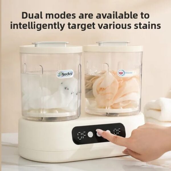 Mini Lave-Linge Portable Pliable – Machine à Laver Électrique Semi-Automatique Multifonction