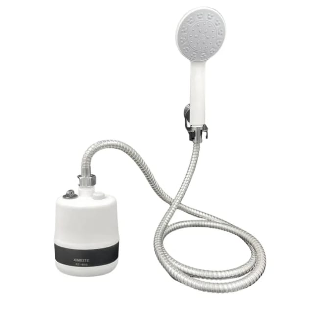 Douche de camping portable TOPINCN, douche de camping rechargeable 2200 mAh avec tuyau de 1,5 m pour arroser les fleurs et laver la voiture. Douche électrique portable avec – Image 2